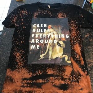 Vintage mens bleached t-shirt sz. M.